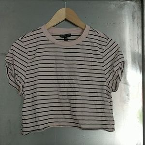 Pink Top Shoo Crop Top
